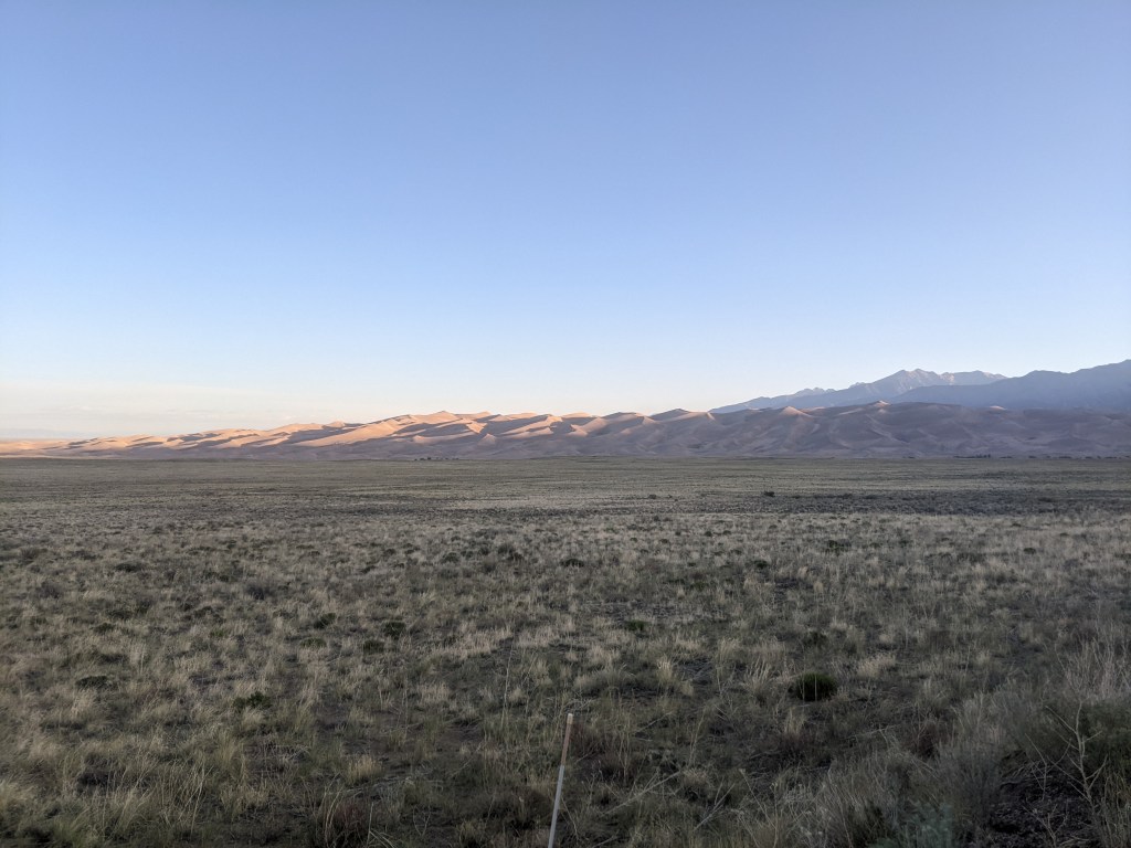 Sunrise on the Dunes.